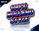 100% Holland Style Full Colour Sticker – 12.5cm