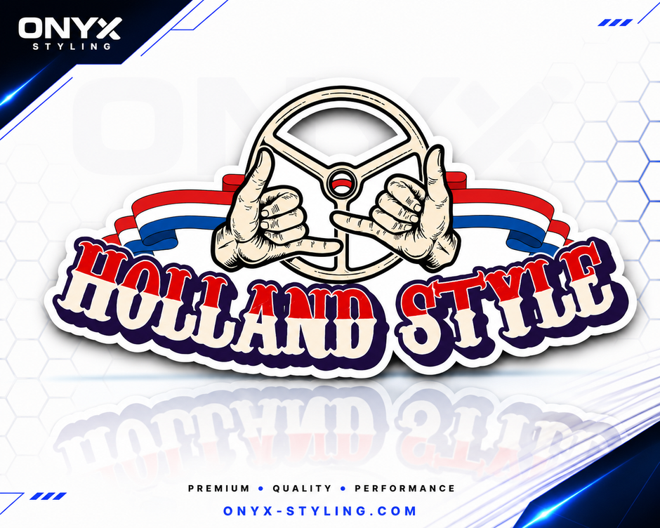 Holland Style Wheel Full Colour Sticker – 12.5cm