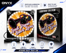 Lightbox Deluxe Loud Pipes Save Lives Orange LED – USB 17x17cm