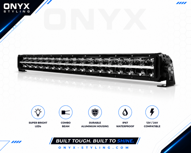 32” (81cm) – Dual Colour DRL White & Amber Frameless LED Light Bar | OSRAM LEDs | Combo Beam