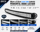 56cm Curved LED Light Bar – 120W High Power Spot Beam (12V–24V) HAL207
