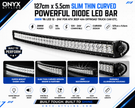 127cm Curved LED Light Bar – 288w High Power Spot Beam | 12V–24V Waterproof IP67