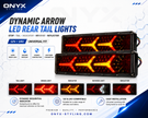 46cm LED Tail Lights Set (Left & Right) – Dynamic Indicator, Neon Effect, 24V, IP67 Waterproof