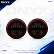 Smoked LED Hamburger Rear Light 130mm – Neon Stop / Tail / Dynamic Indicator 12V–24v