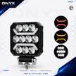 LED Work Light 15W 1500LM with White Spot Beam + Red & Amber Position Light 12–24V E-Marked