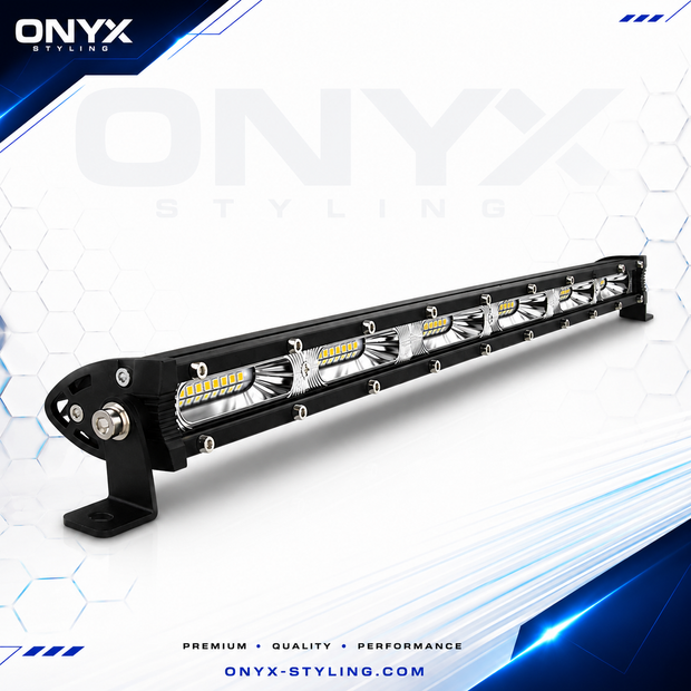 20” 54 LED Light Bar 162W Ultra Slim – 12/24V Dual Voltage Single Row