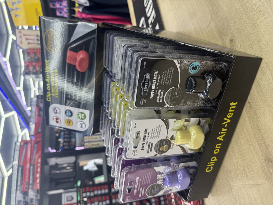 Poppy Grace Mate EVA Air fresheners mix fragrances - Clip On Airvent