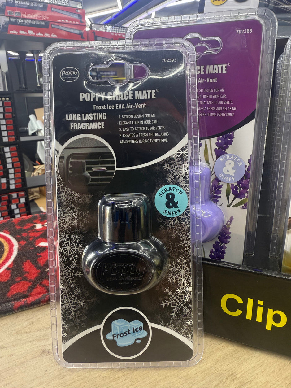 Poppy Grace Mate EVA Air fresheners mix fragrances - Clip On Airvent