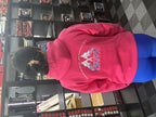 Ladies Hot Pink Hoodie - 400GSM Ultra Comfort Embroidered Front & Back