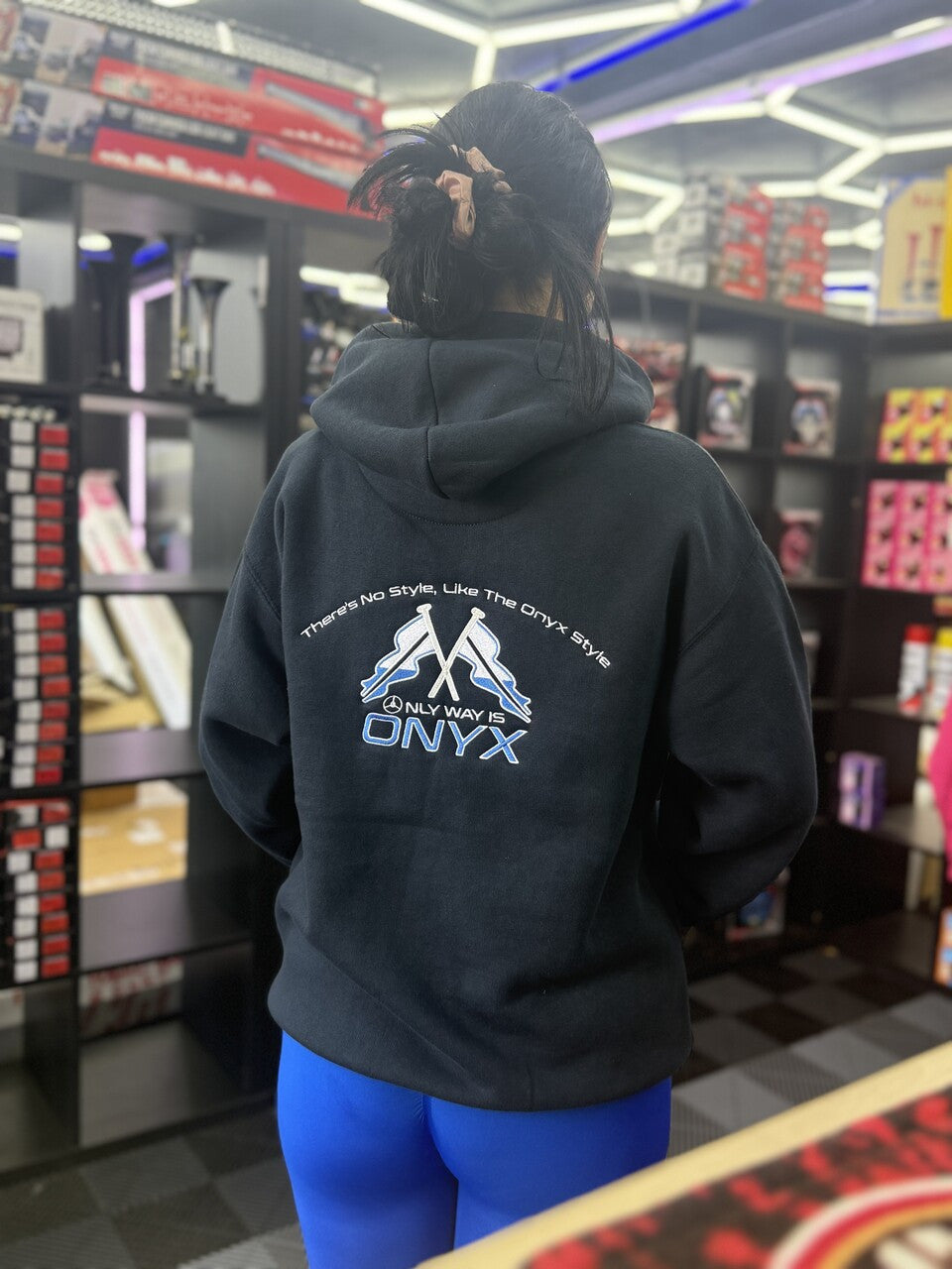 Unisex Navy Hoodie - 400GSM Ultra Comfort Embroidered Front & Back