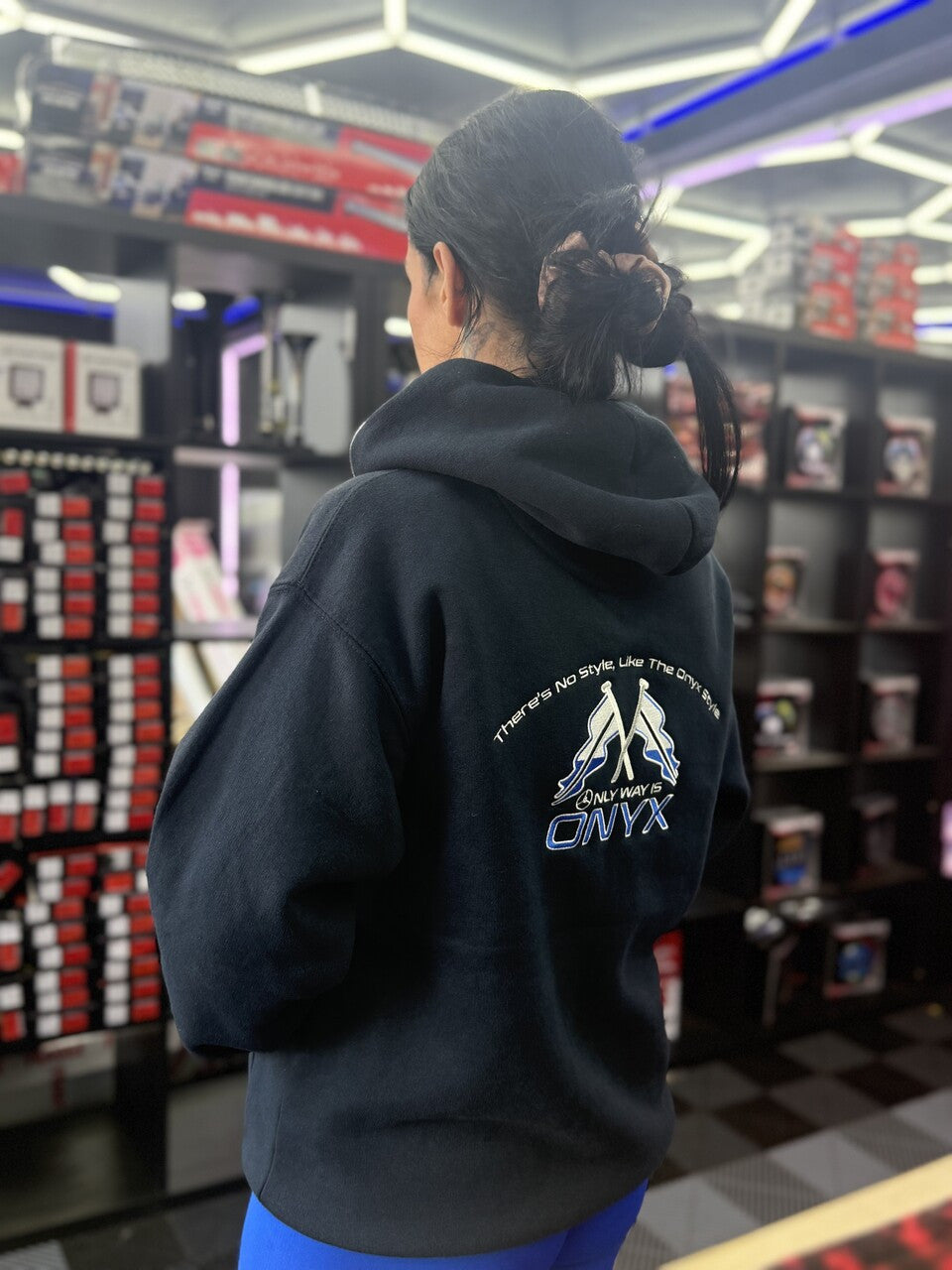 Unisex Navy Hoodie - 400GSM Ultra Comfort Embroidered Front & Back