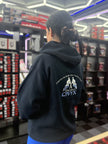 Unisex Navy Hoodie - 400GSM Ultra Comfort Embroidered Front & Back
