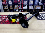 Dual Air Horn Kit 12V with Compressor, Relay, Tubes & Fittings – Super Loud Twin Trumpet Horn