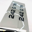 TINTED 3D GEL 40mm IRISH Plates WITH IRL Badge