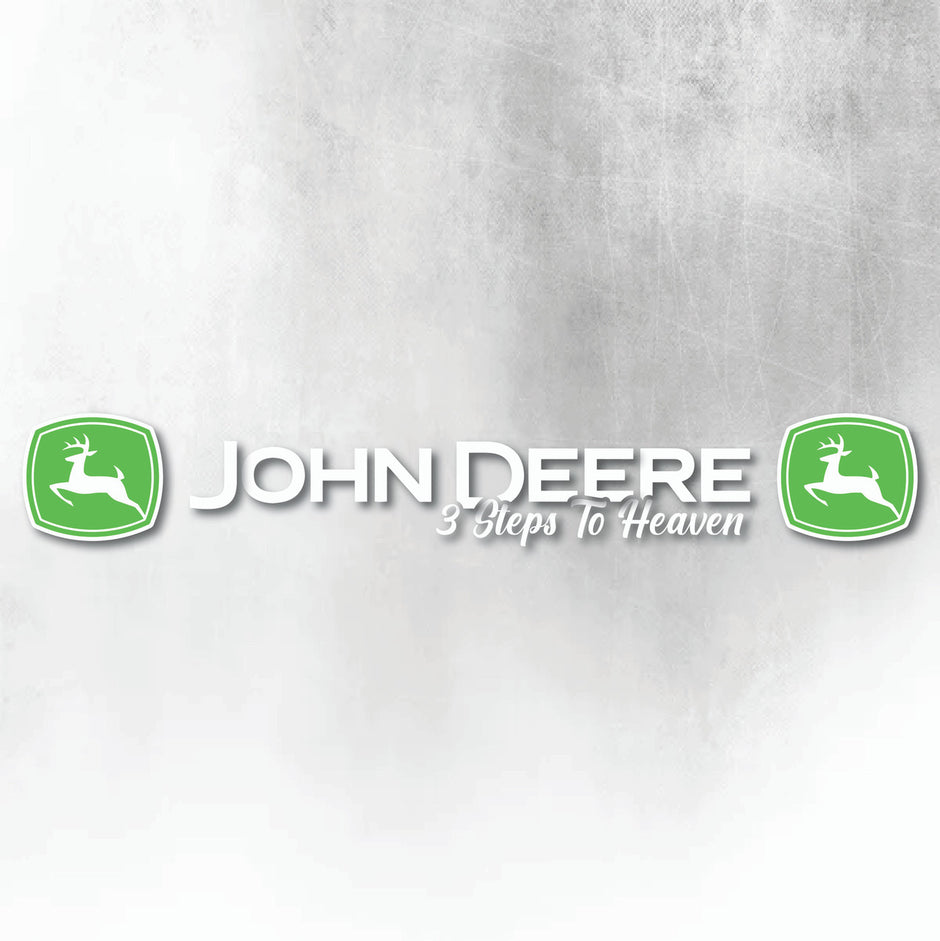 JOHN DEERE 3 STEPS TO HEAVEN BLUE AND WHITE