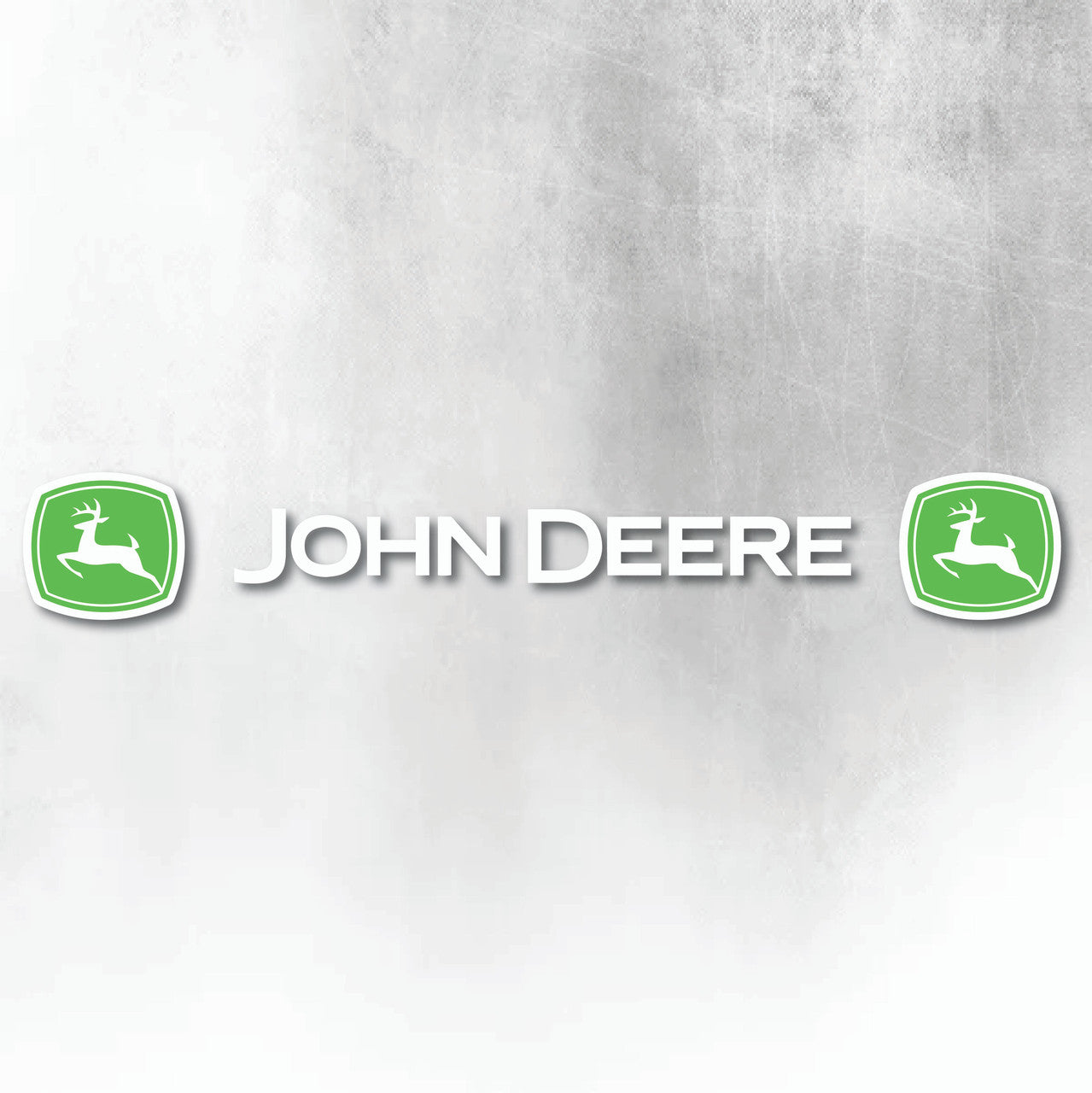 JOHN DEERE GREEN AND WHITE DECAL