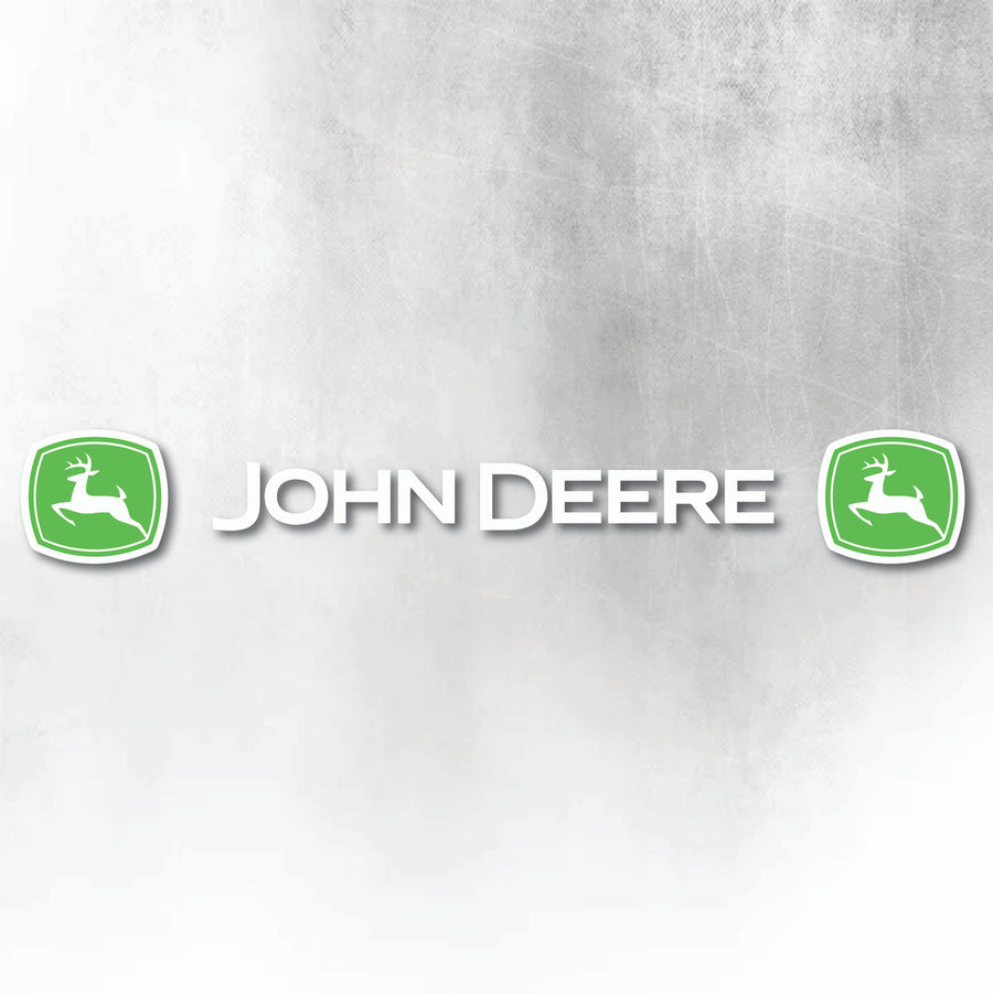 JOHN DEERE GREEN AND WHITE DECAL