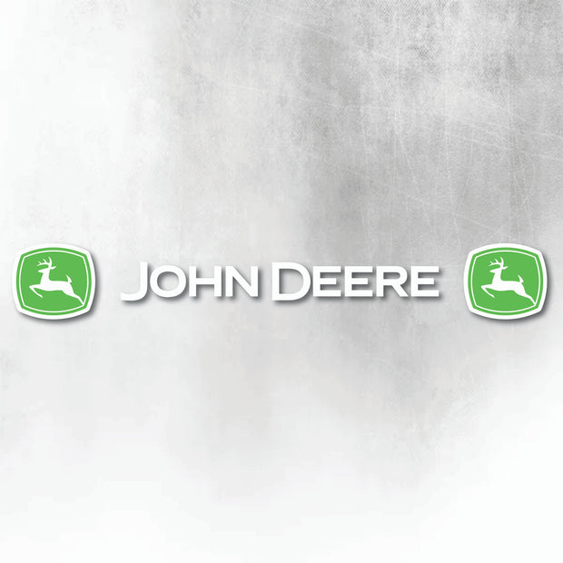 JOHN DEERE GREEN AND WHITE DECAL