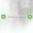 JOHN DEERE GREEN AND WHITE DECAL