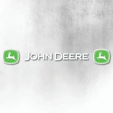 JOHN DEERE GREEN AND WHITE DECAL