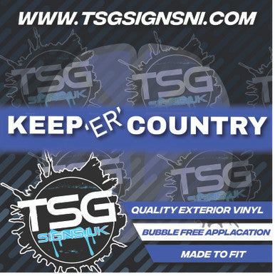 Keep Er Country white - Style 48