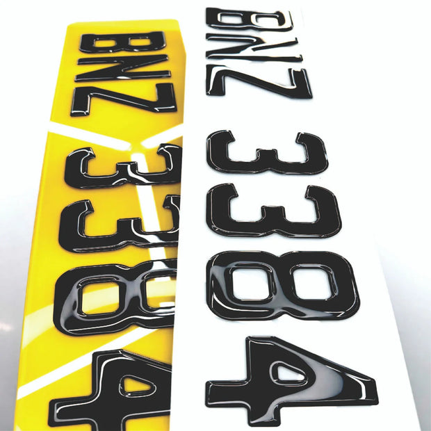 UK 3D Gel Number Plates – Road Legal | BS AU 145e