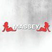 MASSEY RED & WHITE 2 GIRLS