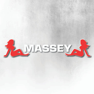 MASSEY RED & WHITE 2 GIRLS