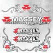 Massey Ferguson 8S Silver & Black New Style Decal