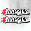 Massey Ferguson 9S Silver & Black New Style Decal