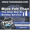 More Felt Than The Alter Boy At Sunday Service White - Style 6