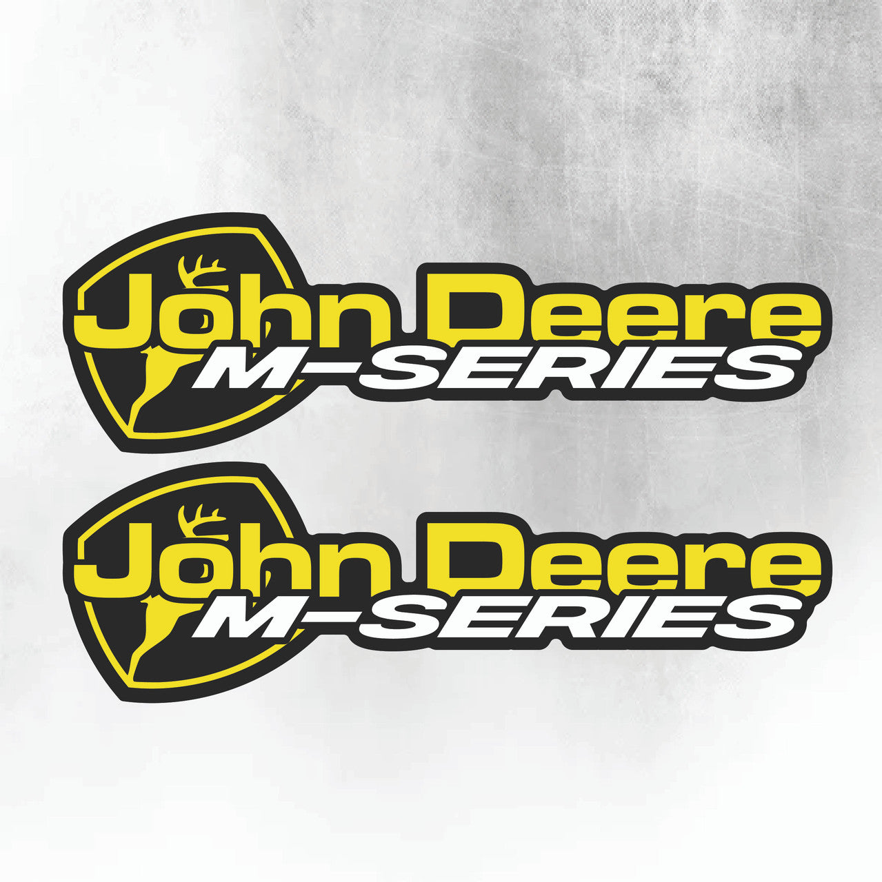 John Deere Yellow & Black M Series New Style Decal
