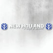 NEW HOLLAND BLUE AND WHITE 3 STEPS TO HEAVEN WINDOW DECAL