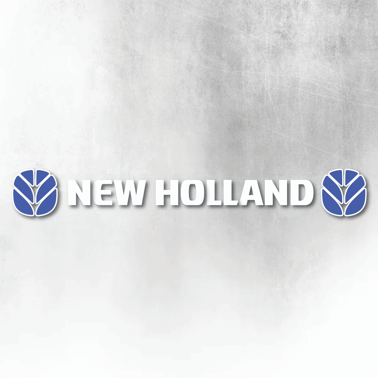 NEW HOLLAND BLUE AND WHITE WINDOW DECAL