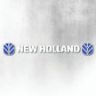 NEW HOLLAND BLUE AND WHITE WINDOW DECAL