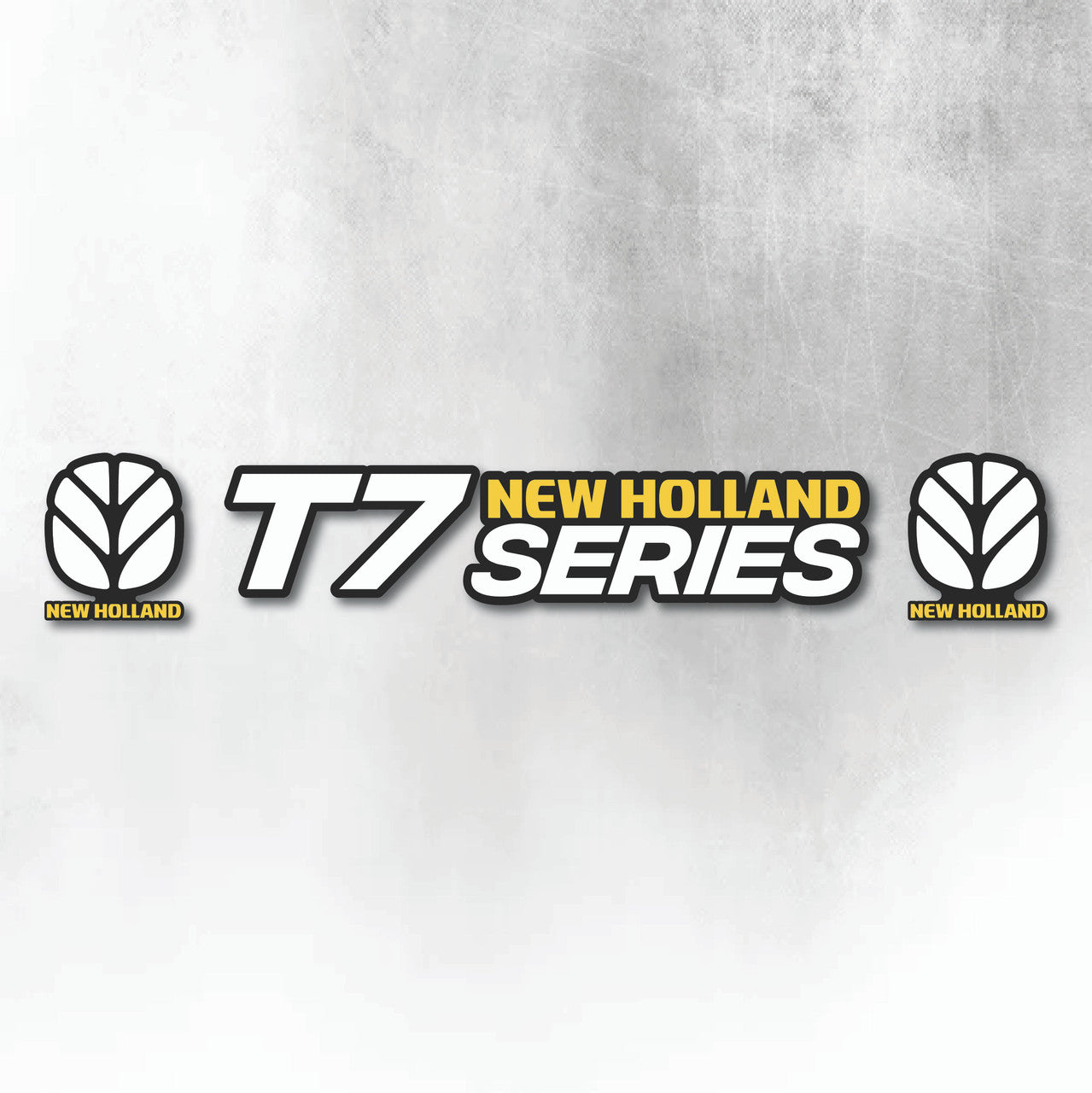 New Holland T7 Series White & Black New Style Decal