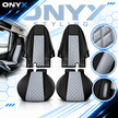 Volvo FH12 Euro 5 (2006–2015) Luxury Eco-Leather Seat Covers – Driver & Passenger Set