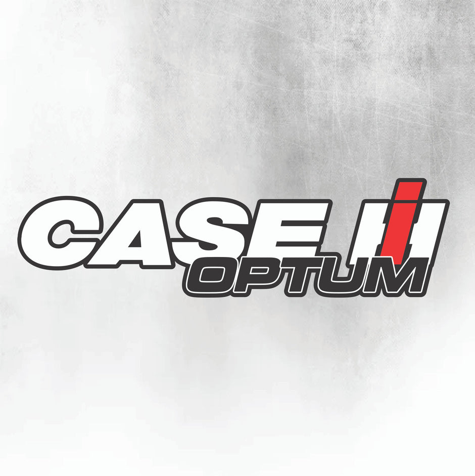 CASE OPTUM IH Tractor Decal - Silver & Black