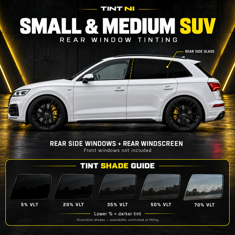 Small & Medium SUV | Rear Window Tinting
