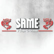 SAME RED AND WHITE 3 STEPS TO HEAVEN WINDOW DECAL