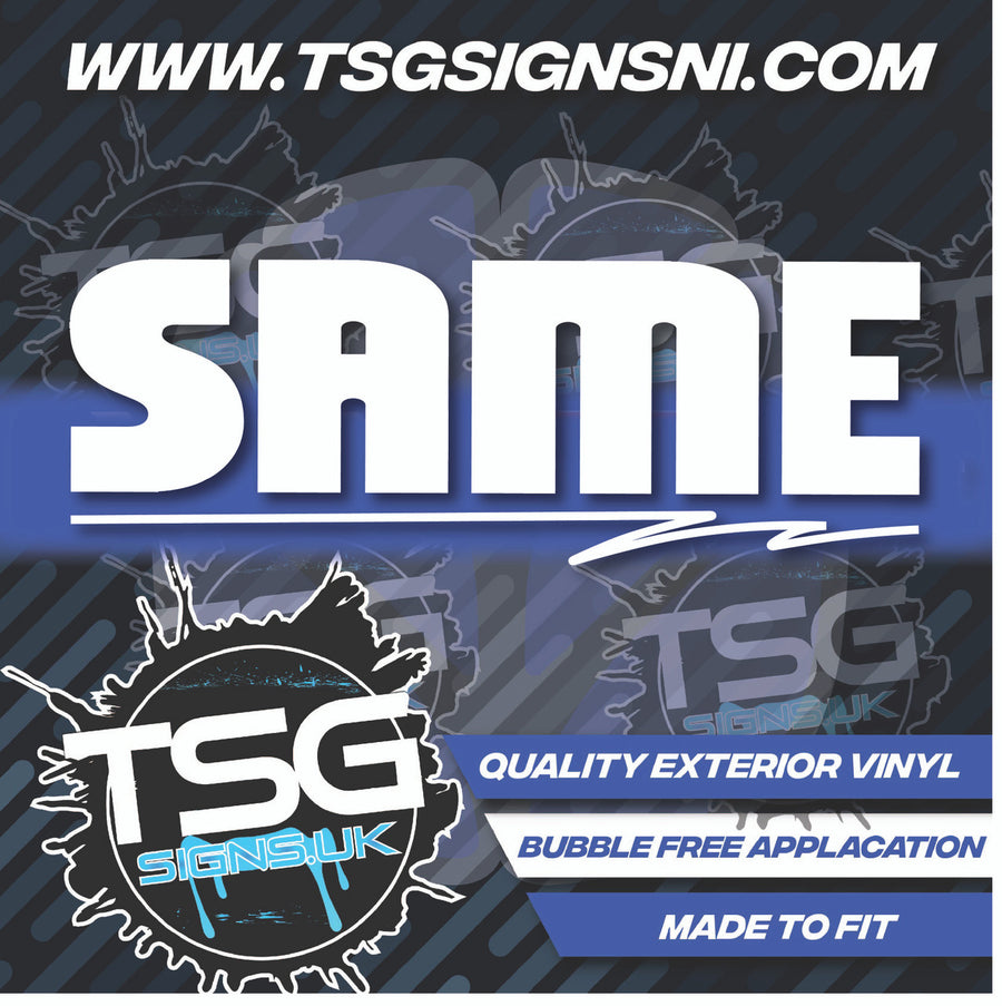 Same Logo White - Style 37