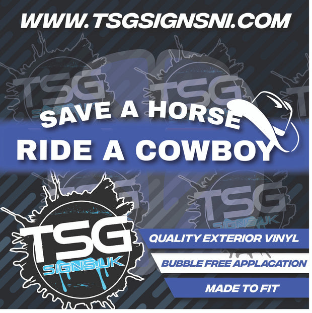 Save a horse ride a cowboy white - Style 46