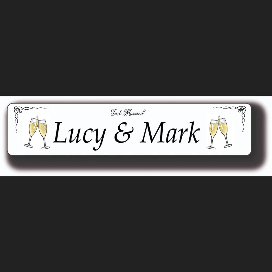 STYLE 21 WEDDING PLATE PERSONALISED