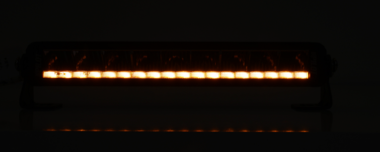55cm 80W Multifunction LED Light Bar – 3,800 Lumens | White/Amber DRL | R65 Warning Light | 12V/24V