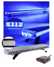 97.5cm Ice Blue LED Emergency Warning Light Bar – 10 Flash Modes | 12V/24V | IP67