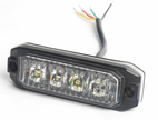 4 LED Amber Emergency Warning Strobe Light – 12W | 12V/24V