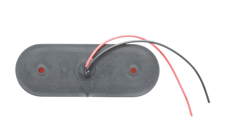 Oval Amber LED Side Marker Light 12V/24V – 24 LED Neon Effect | 115mm