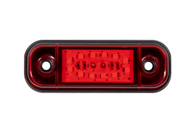 12 LED Compact Side Marker Position Light – 12V/24V | White, Red & Amber