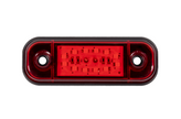 12 LED Compact Side Marker Position Light – 12V/24V | White, Red & Amber