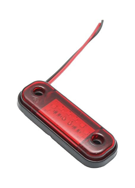 12 LED Compact Side Marker Position Light – 12V/24V | White, Red & Amber